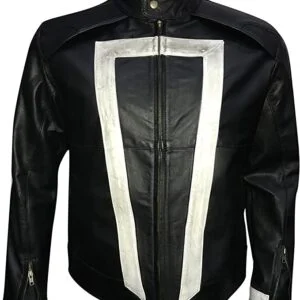 Tarragon Agents Of Shield Leather Biker Jacket