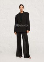 Cameron Black Wool Blazer Jacket