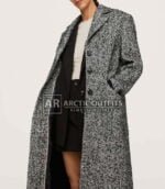 Coral Grey Wool Coat