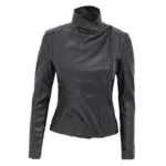 Arezzo_Black_Slim_Fit_Leather_Motorcycle_Style_Jacket_1