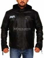 Heath Batman Fantasy Black Leather Jacket Heath Batman Fantasy Black Leather Jacket