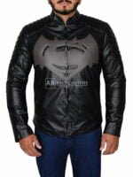 Norton Superman Stylish Black Leather Jacket Norton Superman Stylish Black Leather Jacket