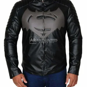 Norton Superman Stylish Black Leather Jacket