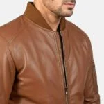 Men's+Bomia+Ma-1+Brown+Leather+Bomber+Jacket7823-9-1578916207053
