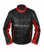 Bruce Knight Batman Black Leather Jacket
