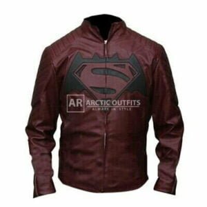 Blood Superman Justice Leather Jacket