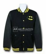 Batman Letterman Varsity Wool Jacket