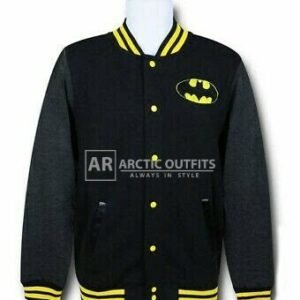 Batman Letterman Varsity Wool Jacket