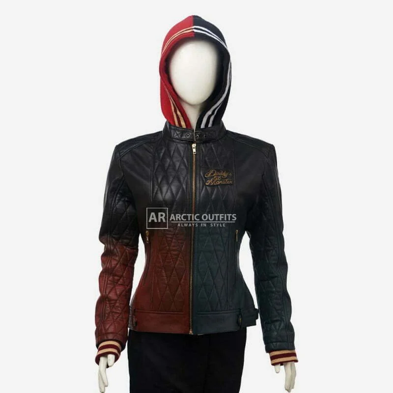 HD Quinn Monster Quilted Leather Jacket