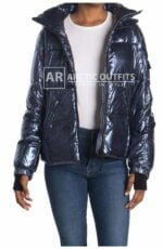 Metallic Down Puffer Jacket