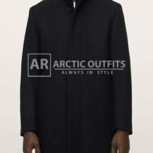 Water-repellent Wool Coat