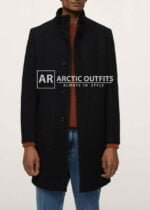 Wool Funnel Neck Coat Wool Funnel Neck Coat