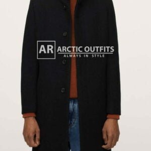 Wool Funnel Neck Coat
