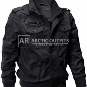 EKLENTSON Cotton Lightweight Multi Pockets Military Jacket