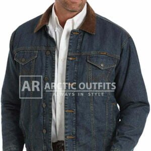 Lined Concealed Carry Denim Jacket