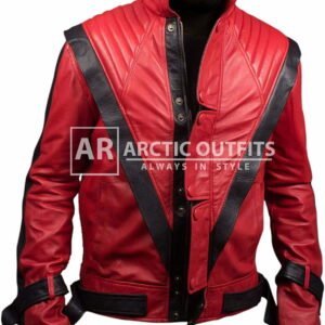 MJ Red and Black Thriller Jacket