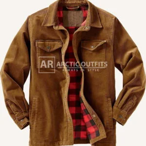 Whitetails Men's Tough as Buck Corduroy Shirt Cotton Jacket