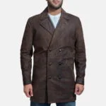Mens Half Life Brown Leather Coat-1491383135511 (1)