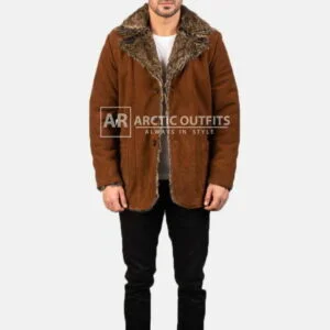 Furlong Brown Leather Coat
