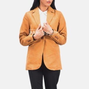 Norma Brown Suede Blazer