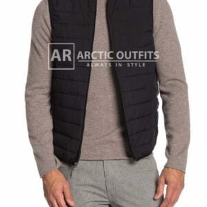 Solid Stretch Puffer Vest