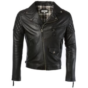 Leather Biker Jacket Black