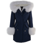 Hooded Toscana Tipped Fur