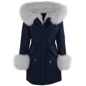 Hooded Toscana Tipped Fur