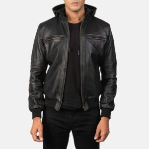 Bouncer Biz Black Leather