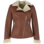Womens Luxury Shearling Jacket