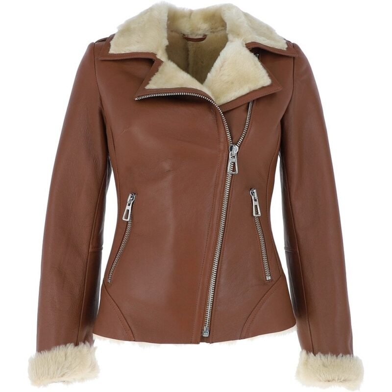 Womens Luxury Shearling Jacket