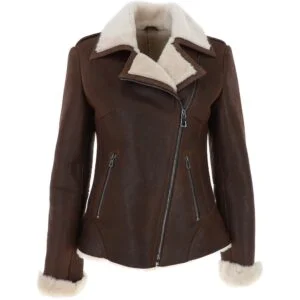 Womens Luxury Shearling Jacket