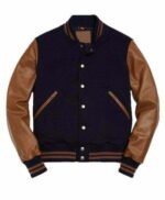 Mens Blue & Brown Varsity