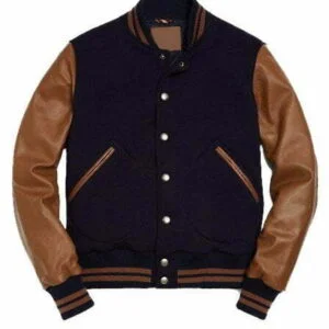 Mens Blue & Brown Varsity