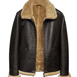 Men Aviator Flight Sheepskin
