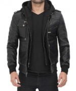 Edinburgh Black Hooded Leather Edinburgh Black Hooded Leather