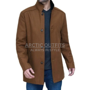 Sinatra Brown Wool Coat