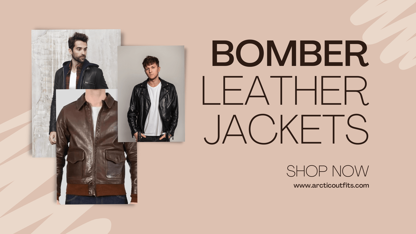 bomber leather jacket mens