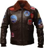 Top Gun Genuine Brown Bomber